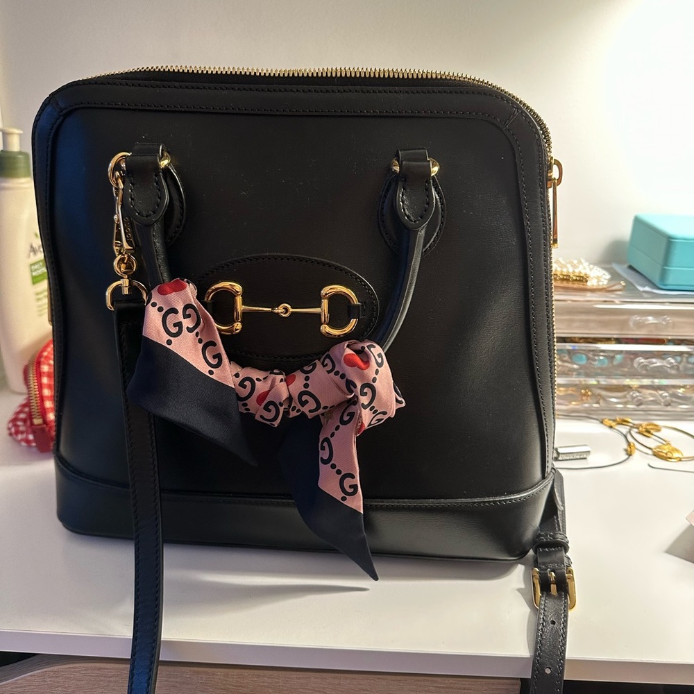 AUTHENTIC Gucci 1955 Horsebit Top Handle Bag. Bought at store. Never worn.